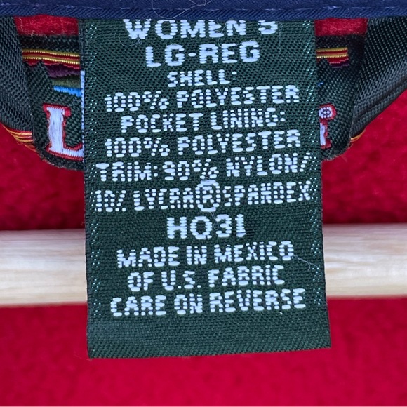 SOLD🔥Vintage LL BEAN Half-Zip Fleece, Size L Reg - Picture 5 of 7